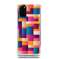 Abstract Geometry Blocks Samsung Galaxy S20 Plus 6 7 Inch Tpu Uv Case by anzea