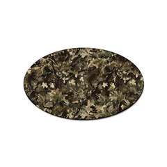 Camouflage Army Survival Uniform Sticker (oval) by Posterlux