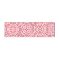 Pink Retro Texture With Circles, Retro Circles Background, Sticker Bumper (10 Pack) by kyorashop23