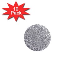 Silver Glitter Texture, Light Creative Background 1  Mini Magnet (10 Pack)  by kyorashop23