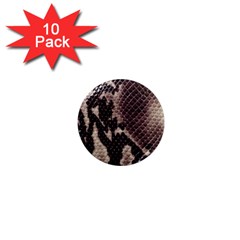 Snake Skin, Reptile Skin, Snake Skin Textures, Brown Snake 1  Mini Magnet (10 Pack)  by kyorashop23