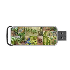 Garden Sanctuary Photo Collage Print Portable Usb Flash (one Side) by dflcprintsclothing