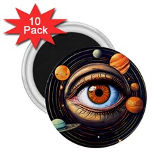 Eye Of The Universe (ai) 2 25  Magnets (10 Pack)  by dflcprintsclothing