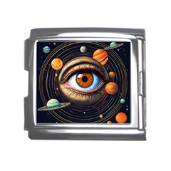 Eye Of The Universe (ai) Mega Link Italian Charm (18mm) by dflcprintsclothing