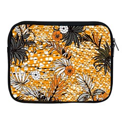 Leaf Yellow Point Flower White Apple Ipad 2/3/4 Zipper Cases by Grandong