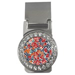 Colorfuleclecticfloralpattern Money Clips (CZ)  Front