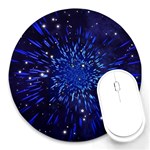 Star Universe Space Starry Sky Round Mousepad Front