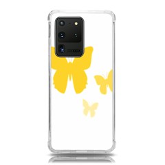 Yellow Butterfly Animals Fly Samsung Galaxy S20 Ultra 6 9 Inch Tpu Uv Case by anzea