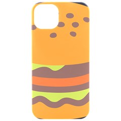 Hamburger Iphone 15 Pro Black Uv Print Pc Hardshell Case by anzea