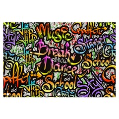 Graffiti Word Seamless Pattern Banner And Sign 6  X 4  by Bedest