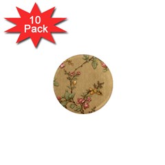 Flowers, Branches, Desenho, Edge, Leaves 1  Mini Magnet (10 Pack)  by kyorashop23