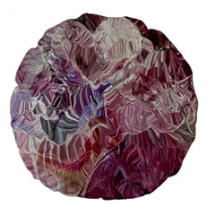 Hidden Heart Large 18  Premium Flano Round Cushions by kaleidomarblingart