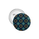 Flowers Pattern Design Abstract 1.75  Buttons Front