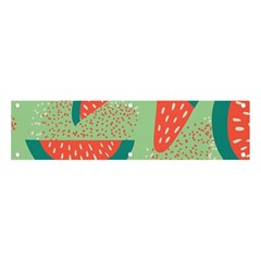 Watermelon Dots Summer Pattern Banner And Sign 4  X 1  by Bedest