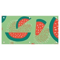 Watermelon Dots Summer Pattern Banner And Sign 6  X 3  by Bedest