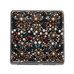 Pearls And Stones Memory Card Reader (square 5 Slot) by dedoma