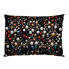 Pearls And Stones Pillow Case (two Sides) by dedoma