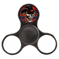 Confederate Flag Usa America United States Csa Civil War Rebel Dixie Military Poster Skull Finger Spinner by Ket1n9