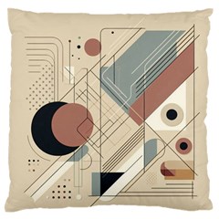 Boho Abstract Architecture Standard Premium Plush Fleece Cushion Case (two Sides) by Bedest