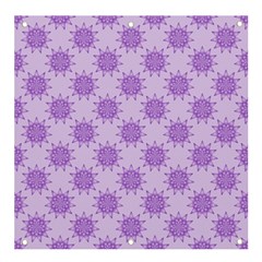 Purple Pattern Seamless Texture Mandala Banner And Sign 4  X 4  by Bedest