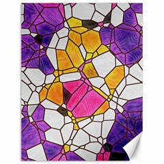 Architecture Glass Abstract Pattern Canvas 12  X 16  by Bedest