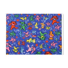 Grateful Dead Dancing Bears Pattern Crystal Sticker (a4) by Salmanaz77