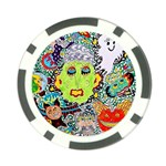 Supersonic Monster Mash Poker Chip Card Guard Front