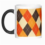 Halloween Argyle Pattern  Morph Mug Left