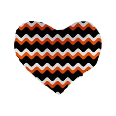 Halloween Wavy 20240926 161241 0000 Standard 16  Premium Heart Shape Cushions by Safari