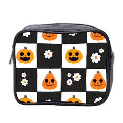 Seamless Halloween Pattern With Smiling Pumpkin 20240926 161714 0000 Mini Toiletries Bag (two Sides) by Safari