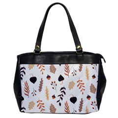 Autumn Seamless Leaves Pattern  Oversize Office Handbag by Safari