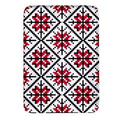 Ukrainian Folk Seamless Pattern Ornament Ethnic Ornament Border Element Traditional Art Rectangular Glass Fridge Magnet (4 Pack) by Grandong