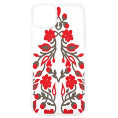 A Red And Beige Scarf With A Picture Of A Woman Holding A Tennis Racket Iphone 15 Pro Tpu Uv Print Case by catchydesignhill