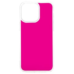 A Pink Background With A Black Border Iphone 15 Pro Max Tpu Uv Print Case by catchydesignhill