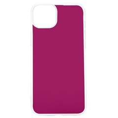 A Pink Background With A White Border Iphone 15 Pro Tpu Uv Print Case by catchydesignhill