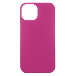 A Pink Background With A White Border iPhone 15 Plus Black UV Print PC Hardshell Case Front