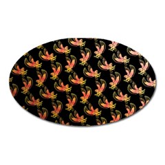 Regal Eagle Pattern Oval Magnet by ExtraAwesomeSauce