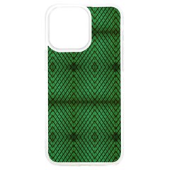 Green Diamond Grid Pattern Iphone 15 Pro Max Tpu Uv Print Case by ExtraAwesomeSauce