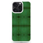 Green Diamond Grid Pattern iPhone 15 Pro Max TPU UV Print Case Front