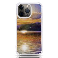 Serene Sunset Over Water Iphone 13 Pro Tpu Uv Print Case by ExtraAwesomeSauce