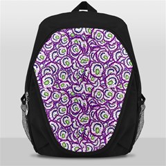 Funny Bacterias Drawing Motif Random Pattern Backpack Bag by dflcprintsclothing