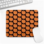 Black And Orange Pumpkin Large Mousepad Front