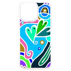 Crazy Pop Art - Doodle Hearts  Iphone 15 Pro Max Tpu Uv Print Case by ConteMonfrey