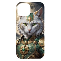 Epic Armored Cat Warrior Iphone 15 Black Uv Print Pc Hardshell Case by ExtraAwesomeSauce