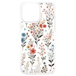 Flowers Design Floral iPhone 15 Pro Max TPU UV Print Case Front