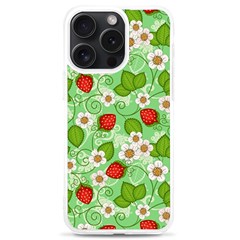 Strawberries Pattern Seamless Iphone 15 Pro Max Tpu Uv Print Case by Posterlux