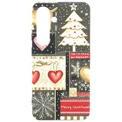 Christmas Reindeer Samsung Galaxy S24 6 2 Inch Black Tpu Uv Case by Posterlux