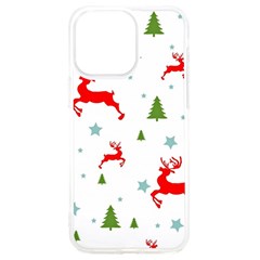 Christmas Texture, Pattern, Red, Craciun, Christmas, Snowflake, Iphone 15 Pro Max Tpu Uv Print Case by kyorashop23