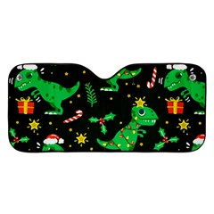 Christmas Funny Pattern Dinosaurs Car Windshield Sunshade by Ket1n9