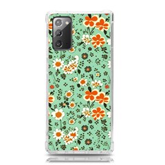 Retro 1960s Flowers Pattern 3 Samsung Galaxy Note 20 Tpu Uv Case by violetheavensky